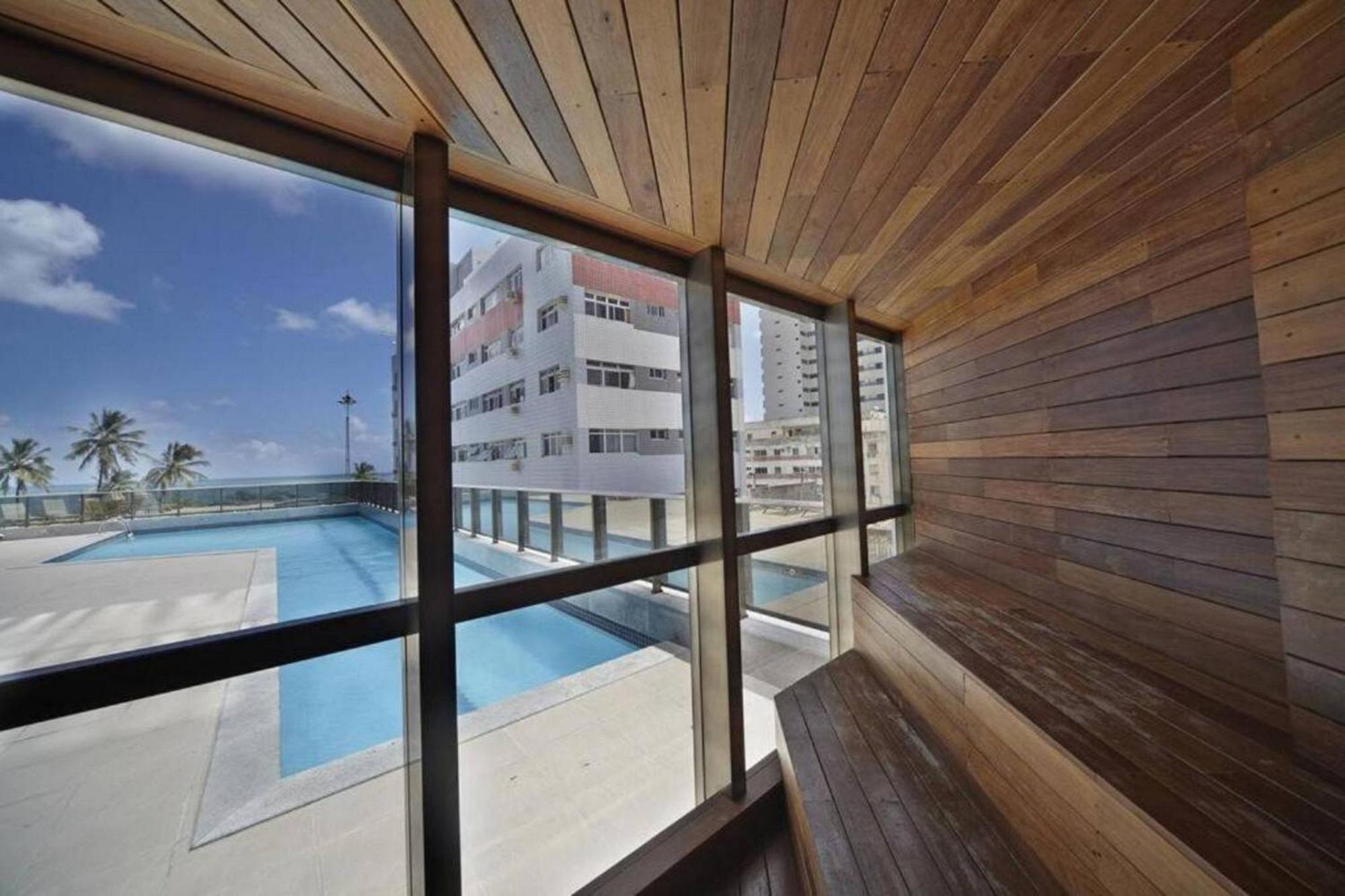 Flat Beira Mar Academia Piscina Boa Viagem - Com Cafe Da Manha Opcional *