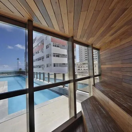 Flat Beira Mar Academia Piscina Boa Viagem Recife - Com Cafe Da Manha Opcional Apartment Exterior photo