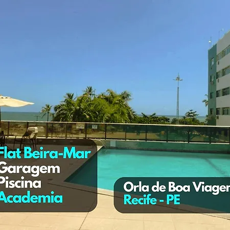 Flat Beira Mar Academia Piscina Boa Viagem Recife - Com Cafe Da Manha Opcional Apartment Exterior photo